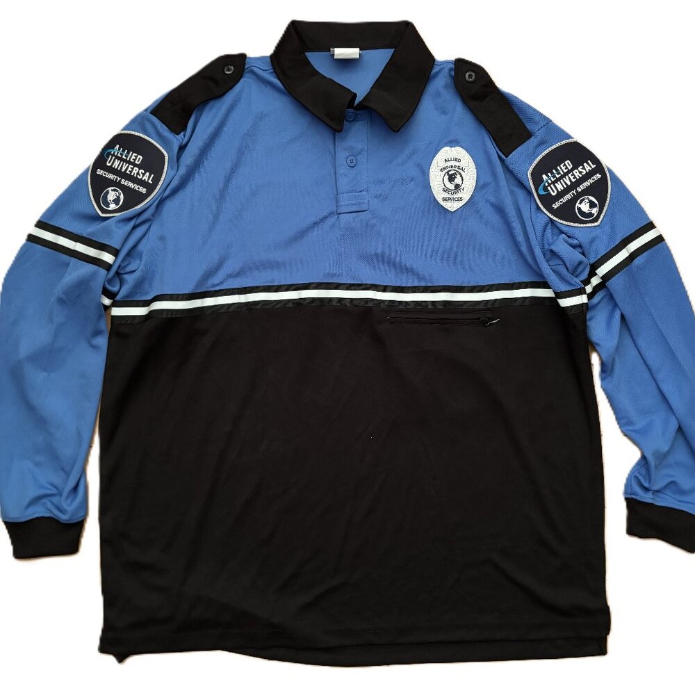 Allied Universal Security Long Sleeve Polo Shirt (XXL)